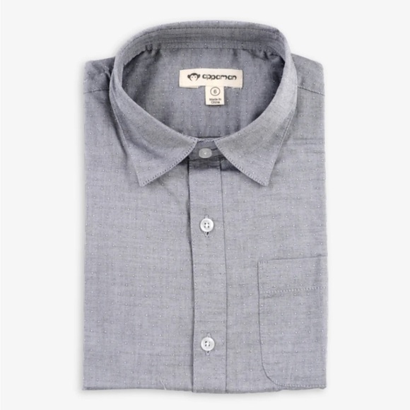 Appaman Gray Button Down Shirt for Kids - Picture 1 of 2
